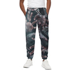 Scary Zombie Hands Print Cotton Pants