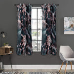 Scary Zombie Hands Print Curtain