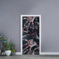 Scary Zombie Hands Print Door Sticker