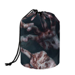 Scary Zombie Hands Print Drawstring Makeup Bag