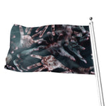 Scary Zombie Hands Print Flag