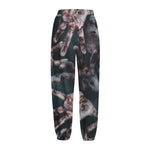 Scary Zombie Hands Print Fleece Lined Knit Pants