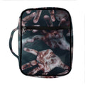 Scary Zombie Hands Print Front Pocket Bible Bag