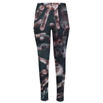 Scary Zombie Hands Print High-Waisted Pocket Leggings