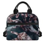 Scary Zombie Hands Print Insulated Lunch Bag
