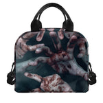 Scary Zombie Hands Print Insulated Lunch Bag