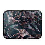 Scary Zombie Hands Print Laptop Sleeve