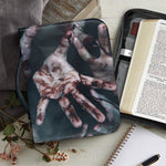 Scary Zombie Hands Print Leather Bible Cover