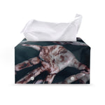 Scary Zombie Hands Print Leather Tissue Box Cover