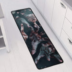 Scary Zombie Hands Print Long Kitchen Mat