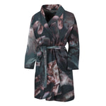 Scary Zombie Hands Print Men's Bathrobe