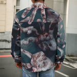 Scary Zombie Hands Print Men's Shirt Jacket