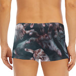 Scary Zombie Hands Print Men's Short Boxer Briefs