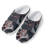 Scary Zombie Hands Print Mesh Casual Shoes