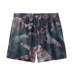 Scary Zombie Hands Print Mesh Shorts