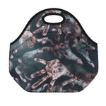 Scary Zombie Hands Print Neoprene Lunch Bag