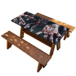 Scary Zombie Hands Print Picnic Table Cover
