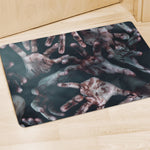 Scary Zombie Hands Print Polyester Doormat