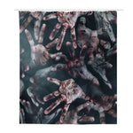 Scary Zombie Hands Print Polyester Shower Curtain