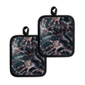 Scary Zombie Hands Print Pot Holders