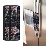 Scary Zombie Hands Print Refrigerator Handle Covers