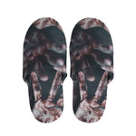 Scary Zombie Hands Print Slippers