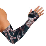 Scary Zombie Hands Print Sun Protection Arm Sleeves