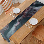 Scary Zombie Hands Print Table Runner
