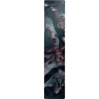 Scary Zombie Hands Print Table Runner