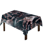 Scary Zombie Hands Print Tablecloth