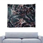 Scary Zombie Hands Print Tapestry