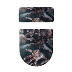 Scary Zombie Hands Print Toilet Lid And Tank Cover Set