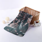 Scary Zombie Hands Print Towel
