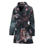 Scary Zombie Hands Print Women's Bathrobe