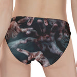 Scary Zombie Hands Print Women's Panties