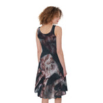Scary Zombie Hands Print Women's Sleeveless Dress