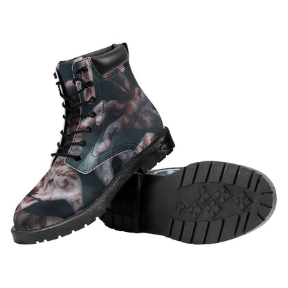 Scary Zombie Hands Print Work Boots