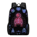 Scorpio And Astrological Signs Print 17 Inch Backpack