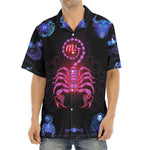 Scorpio And Astrological Signs Print Aloha Shirt