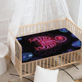Scorpio And Astrological Signs Print Baby Crib Sheet