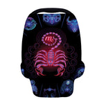 Scorpio And Astrological Signs Print Baby Seat Cover