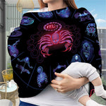 Scorpio And Astrological Signs Print Baby Seat Cover