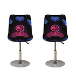 Scorpio And Astrological Signs Print Bar Stool Covers