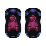 Scorpio And Astrological Signs Print Bar Stool Covers