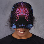 Scorpio And Astrological Signs Print Baseball Cap