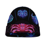 Scorpio And Astrological Signs Print Beanie