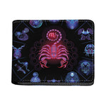 Scorpio And Astrological Signs Print Bifold Wallet
