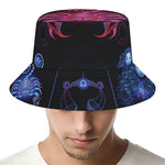 Scorpio And Astrological Signs Print Bucket Hat