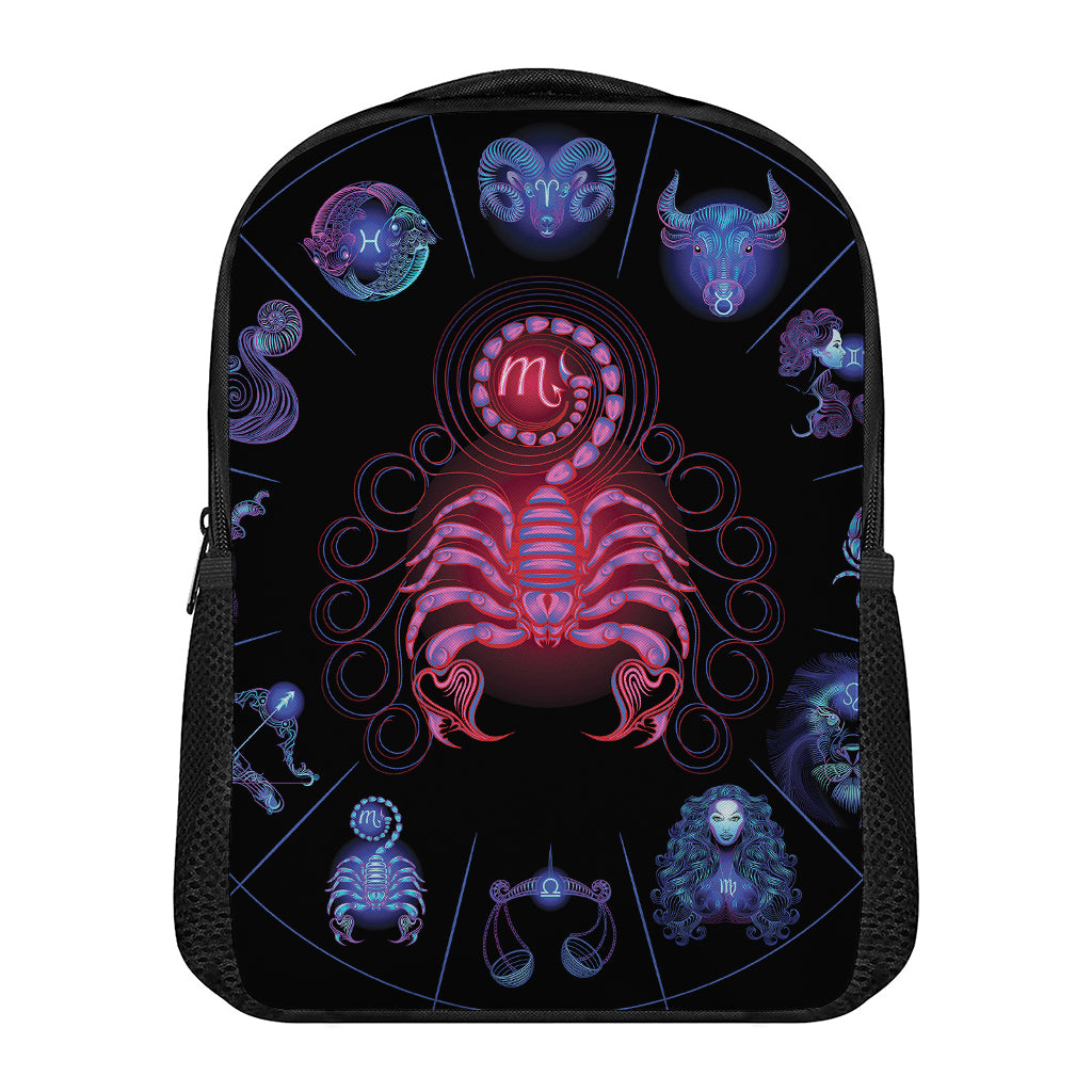 Scorpio And Astrological Signs Print Casual Backpack