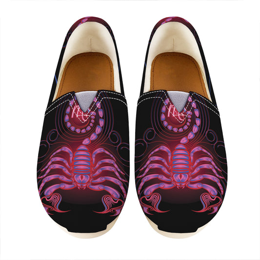 Scorpio And Astrological Signs Print Casual Shoes
